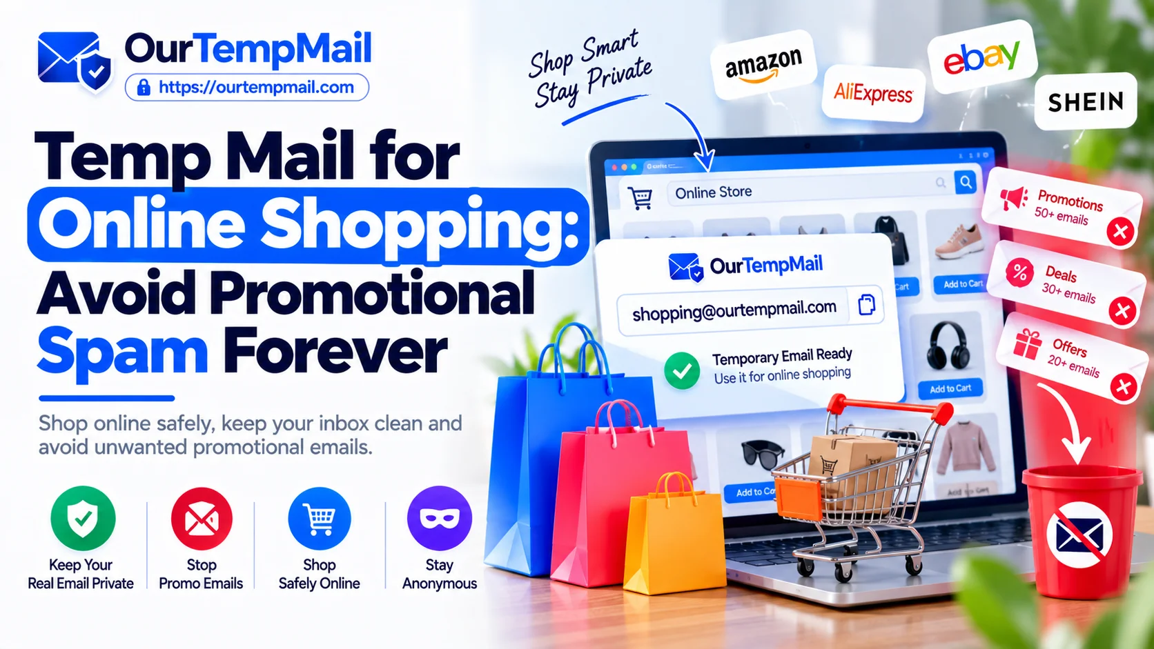 Temp Mail for Online Shopping: Avoid Promotional Spam Forever