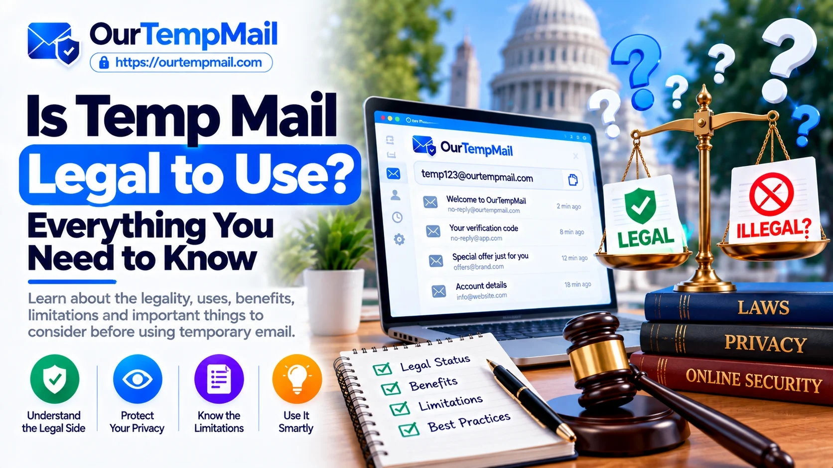 Is Temp Mail Legal to Use? Everything You Need to Know
