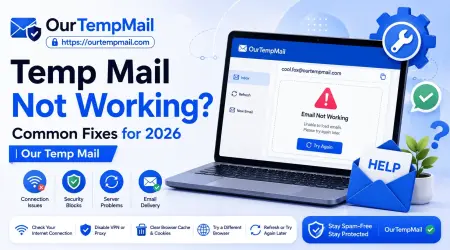 Temp Mail Not Working? Common Fixes for 2026 | Our Temp Mail